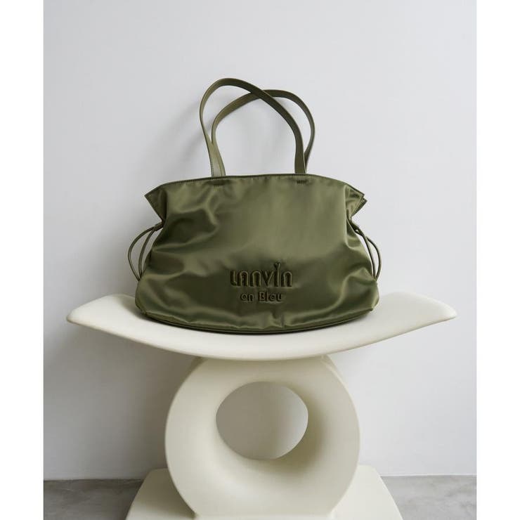 サテンナイロンドロストトートバッグ小[品番：LAVW0020250]｜LANVIN en 