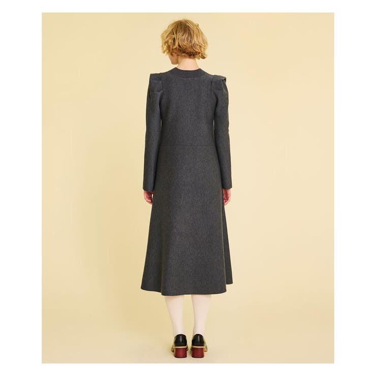 スクエアショルダーフレアワンピース[品番：LAVW0006317]｜LANVIN en  