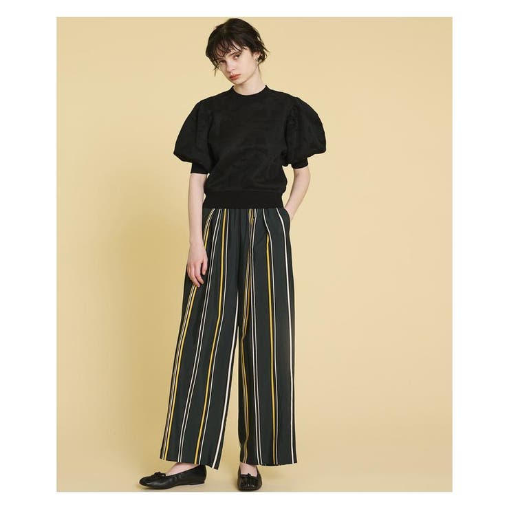 LANVIN en Bleu ストレッチブロードギャザーチュニックランバン