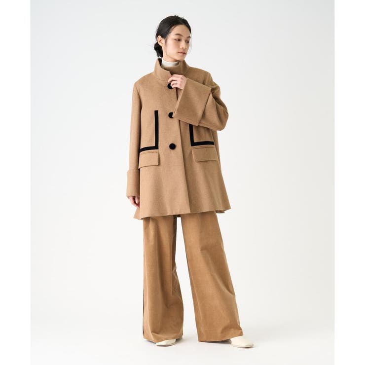 LANVIN COLLECTION 38 ダブルショートコート　キャメル LANVIN COLLECTION 38 ダブルショートコート キャメル - メルカリ