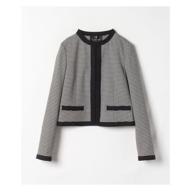 ノーカラージャケット[品番：LAVW0003996]｜LANVIN COLLECTION