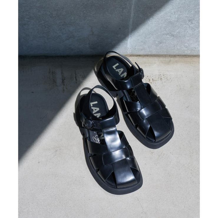 レザーグルカサンダル[品番：LAVW0014204]｜LANVIN en Bleu（ランバン  