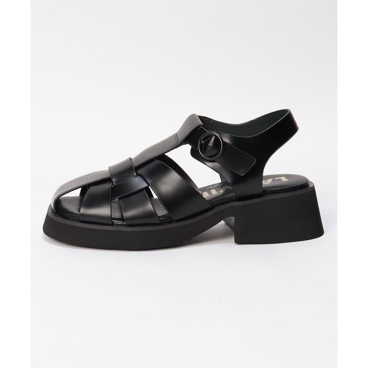 レザーグルカサンダル[品番：LAVW0014204]｜LANVIN en Bleu（ランバン