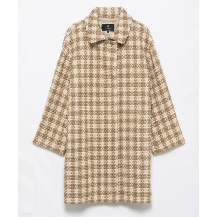 ロービングチェックコート[品番：LAVW0018848]｜LANVIN COLLECTION