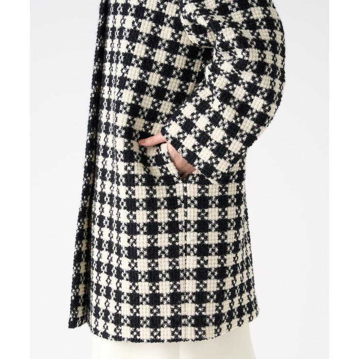 ロービングチェックコート[品番：LAVW0018848]｜LANVIN COLLECTION