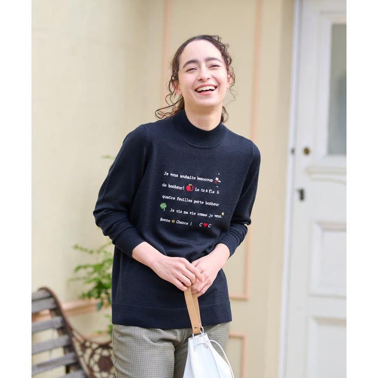 希少　フランス製　 ヴィンテージ　クレージュサマーニット　半袖　美品　ロゴ刺繍 フランス製✨courregesクレージュ ヴィンテージ半袖ニット 美品