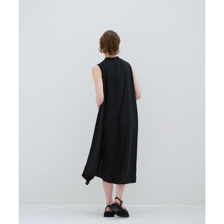 アシンメヘムスキッパーワンピース[品番：LAVW0010753]｜LANVIN