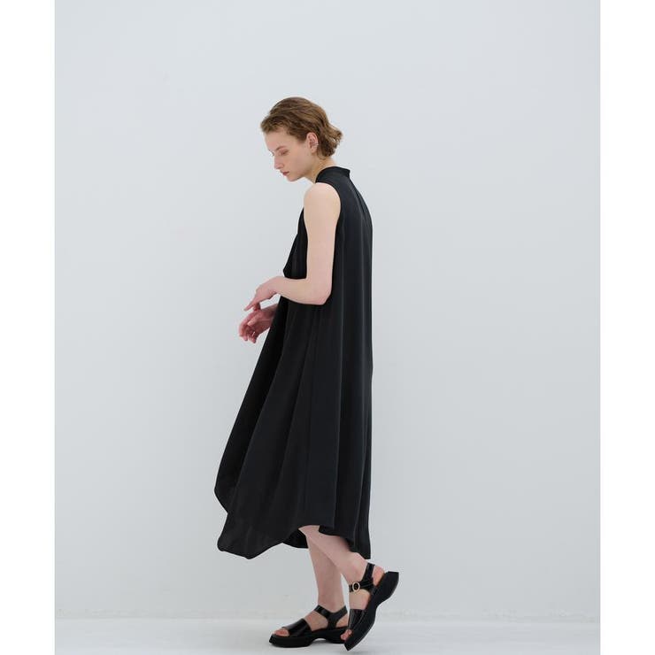 アシンメヘムスキッパーワンピース[品番：LAVW0010753]｜LANVIN