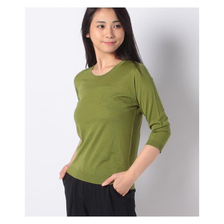 グリーン系 | ハイゲージニットプルオーバー | Leilian