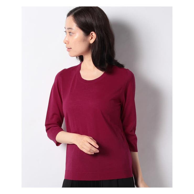 レッド系 | ハイゲージニットプルオーバー | Leilian