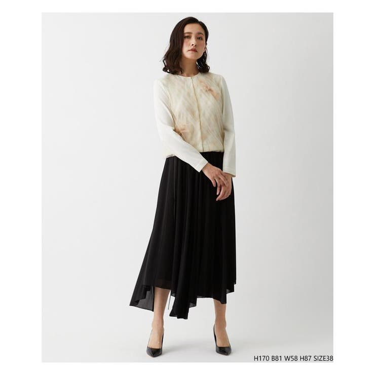 LANVIN COLLECTION / ランバン コレクション チュール被せカーディガン チュール被せカーディガン|LANVIN COLLECTION | LANVIN