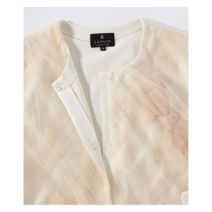 チュールカーディガン[品番：LAVW0004086]｜LANVIN COLLECTION