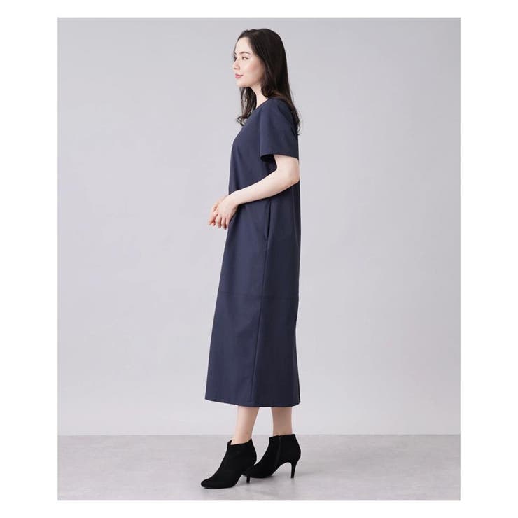 半袖ロングワンピース[品番：LAVW0010888]｜Leilian PLUS HOUSE