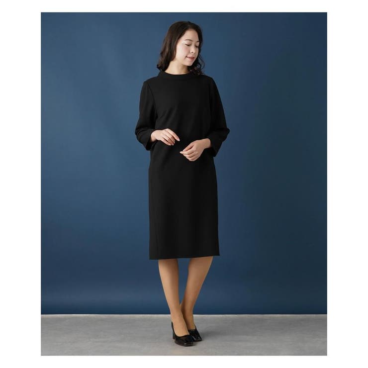 ミディ丈ワンピース[品番：LAVW0013729]｜Leilian PLUS HOUSE  