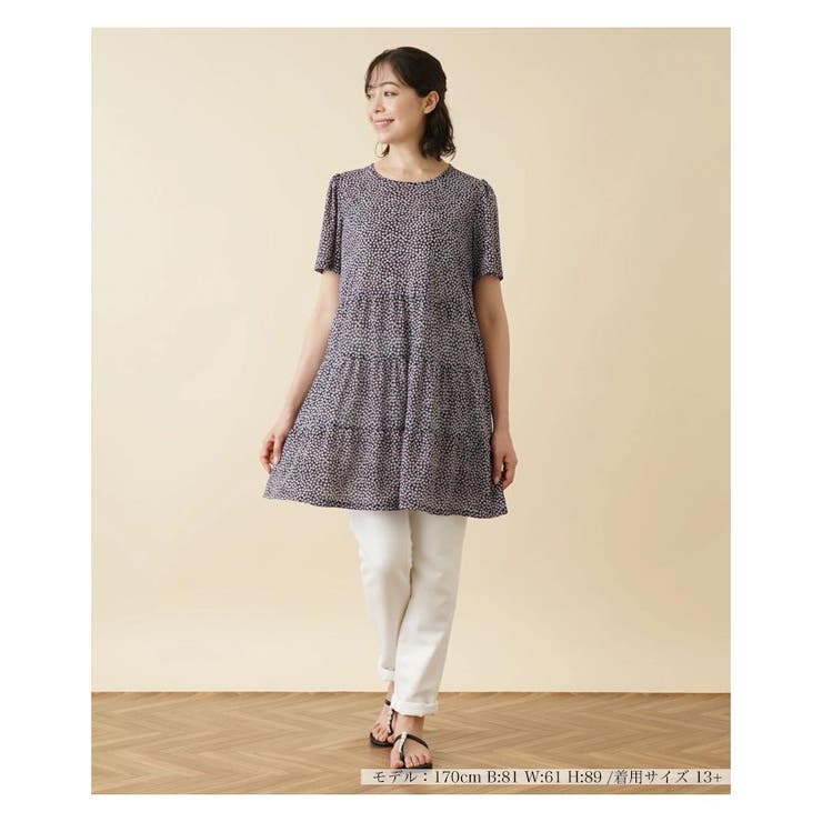 ティアード切替チュニックブラウス | Leilian PLUS HOUSE | 詳細画像2 