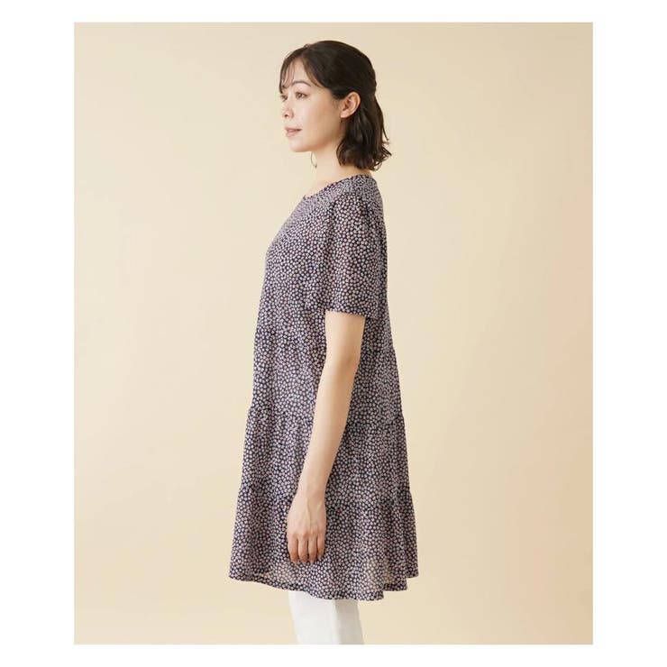 ティアード切替チュニックブラウス | Leilian PLUS HOUSE | 詳細画像6 