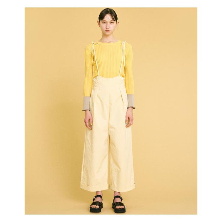 ショルダーリボンサロペットパンツ[品番：LAVW0004240]｜LANVIN en 