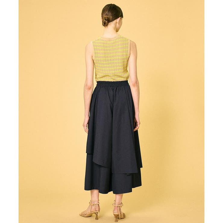 ウォッシャブルコットンキュロットパンツ[品番：LAVW0004241