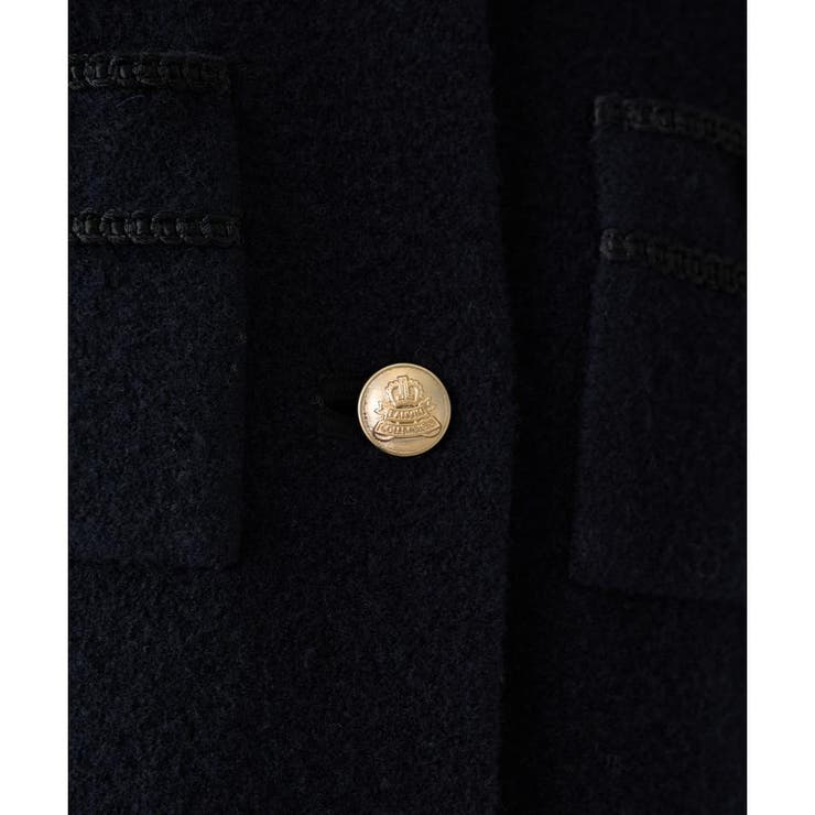 圧縮ウールパイピングコート[品番：LAVW0018205]｜LANVIN COLLECTION