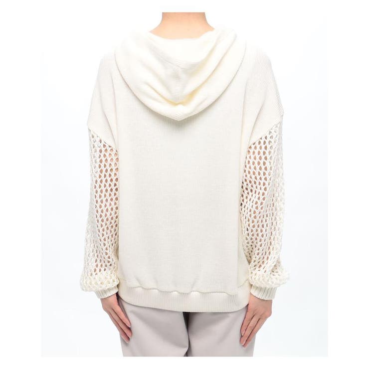 ニット切替ジップアップパーカー[品番：LAVW0008764]｜LANVIN 