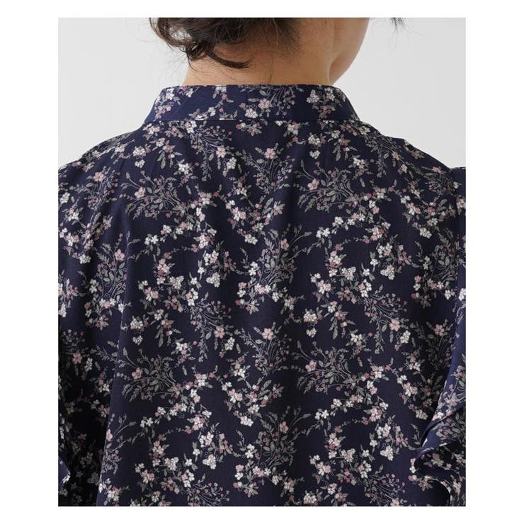 フリルノースリーブブラウス[品番：LAVW0016673]｜Leilian PLUS HOUSE  