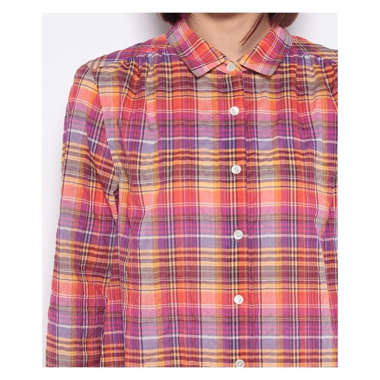 Leilian ピンク系チェック 半袖ワンピース Leilian ピンク系チェック 半袖ワンピース ピンク系 レディース