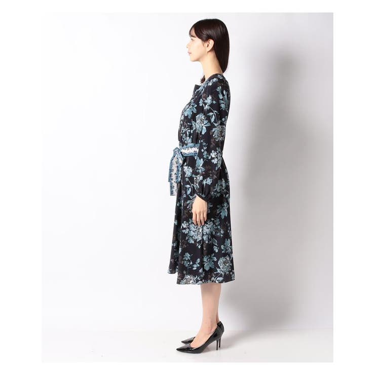 洗えるフラワープリントワンピ-ス | Leilian | 詳細画像2