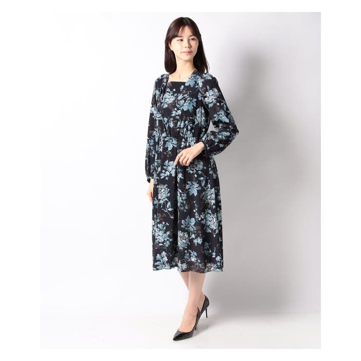 洗えるフラワープリントワンピ-ス | Leilian | 詳細画像7