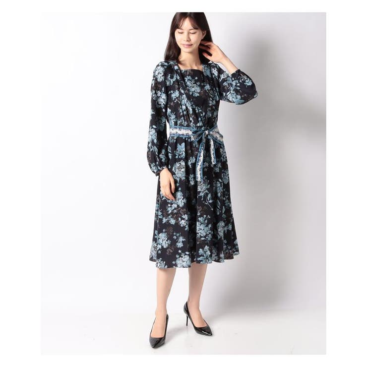 洗えるフラワープリントワンピ-ス | Leilian | 詳細画像9