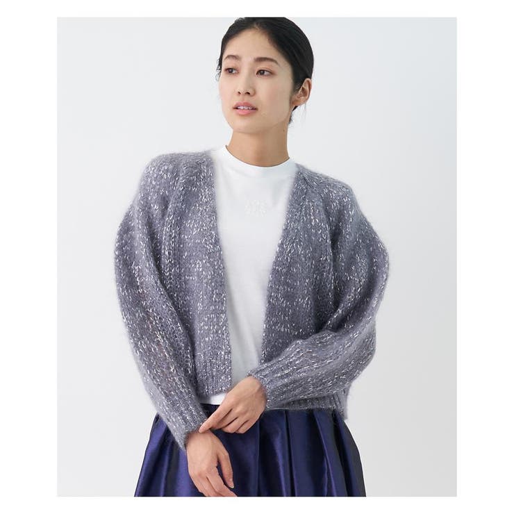 LANVIN COLLECTION / ランバン コレクション モヘヤラメカーディガン モヘヤラメカーディガン[品番：LAVW0013288]｜LANVIN COLLECTION
