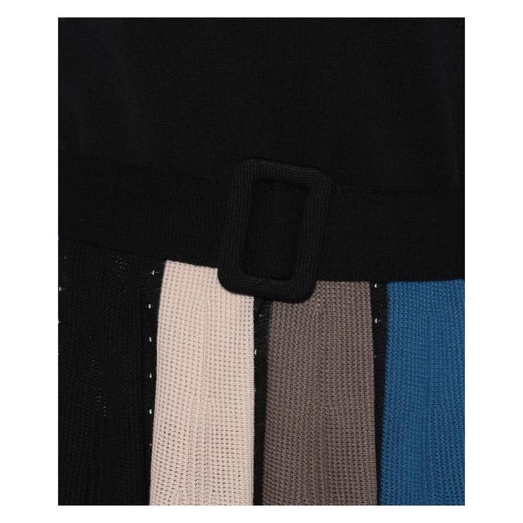 配色ニットワンピース[品番：LAVW0006546]｜LANVIN COLLECTION