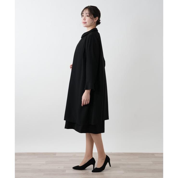 Leilian PLUS 仕切る HOUSE / レリアンプラスハウス プリーツワンピース