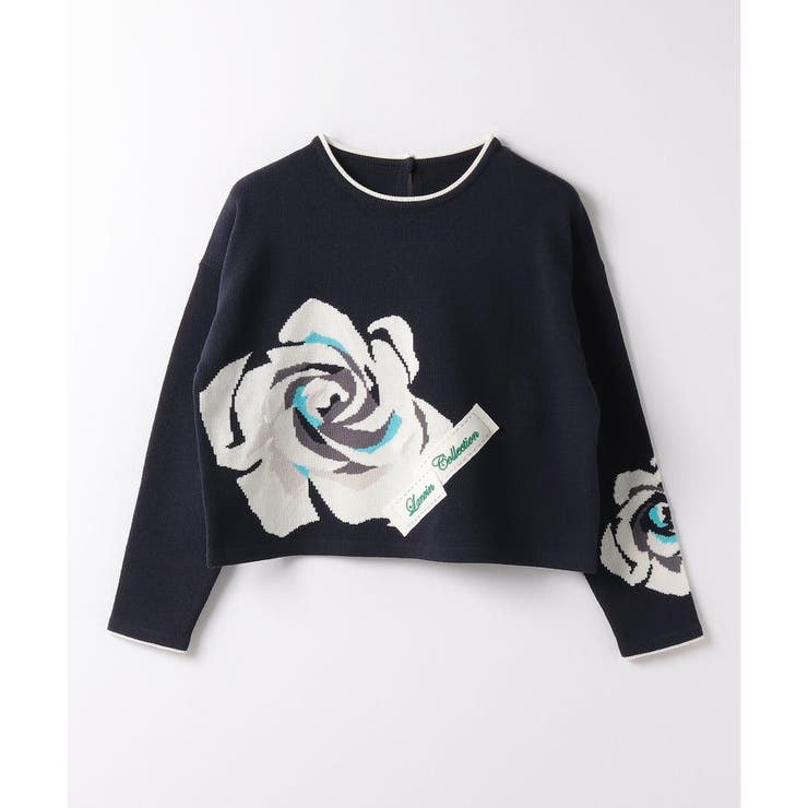 LANVIN COLLECTION(ランバンコレクション) 長袖セーター サイズ38 M レディース ダークグレー LANVIN COLLECTION - LANVIN COLLECTION(ランバンコレクション) 長袖