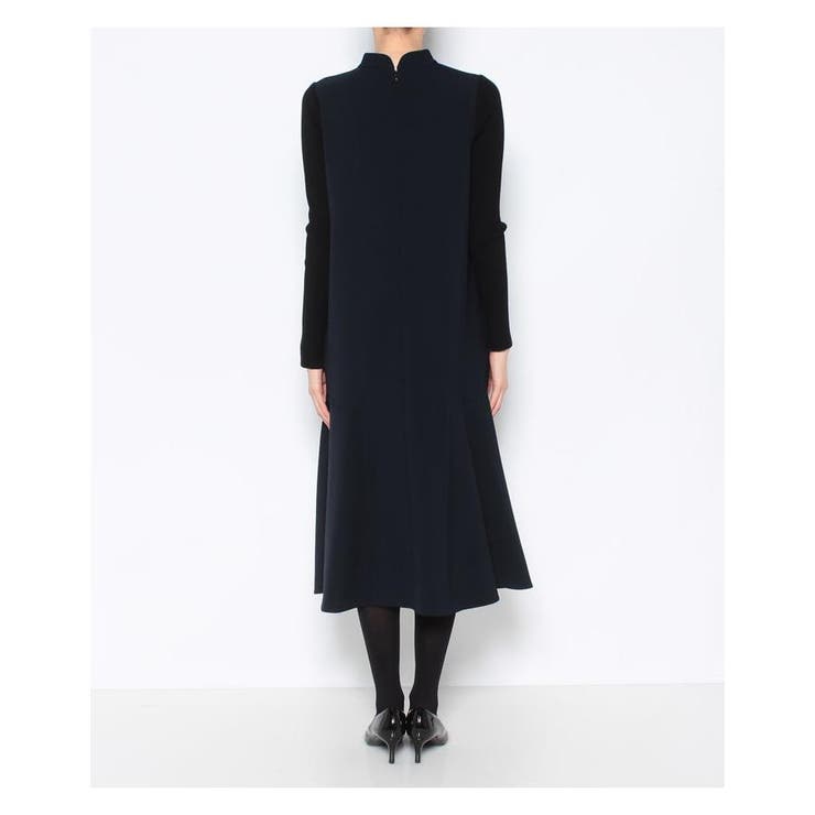 TRダブルクロスニットスリーブワンピース[品番：LAVW0007292]｜LANVIN