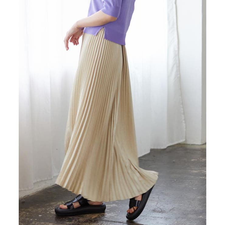 ライトツイルプリーツスカート[品番：LAVW0007769]｜LANVIN en
