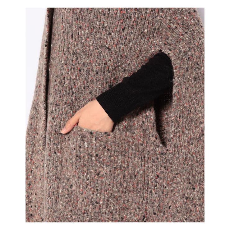 ネップ入りニットマント | Leilian PLUS HOUSE | 詳細画像4