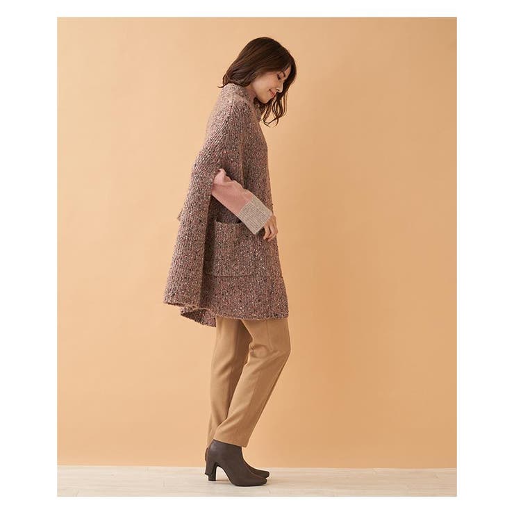 ネップ入りニットマント | Leilian PLUS HOUSE | 詳細画像10