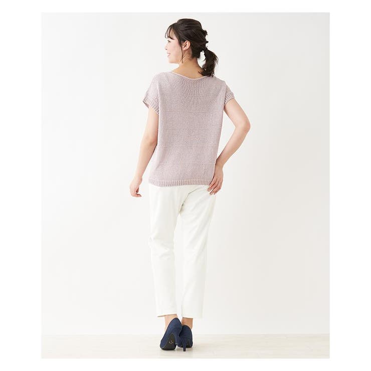 ラメニットプルオーバー | Leilian PLUS HOUSE | 詳細画像4