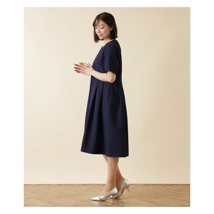 Vネックワンピ-ス | Leilian PLUS HOUSE | 詳細画像3