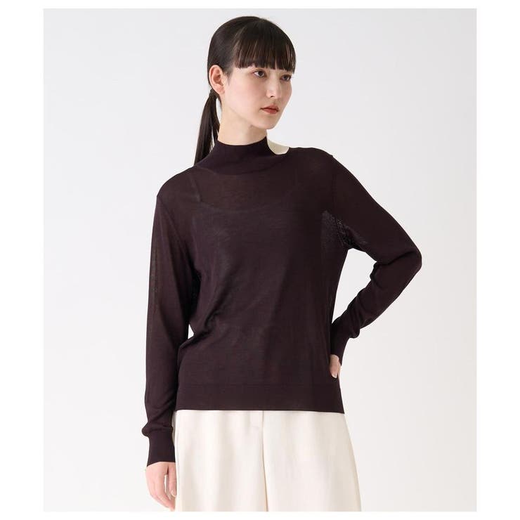 インターシャラインタートルニット[品番：LAVW0017349]｜LANVIN  