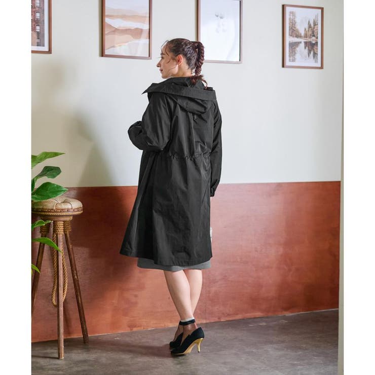 フーデットロングコート[品番：LAVW0017157]｜CARA O CRUZ（キャラ