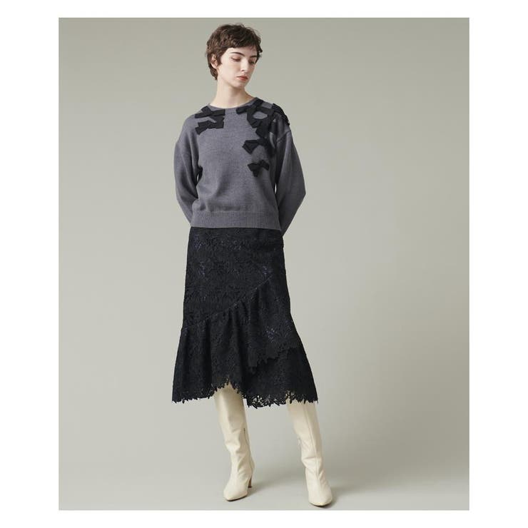 LANVIN en Bleu レーススカート レーススカート[品番：LAVW0004198]｜LANVIN en Bleu（ランバン