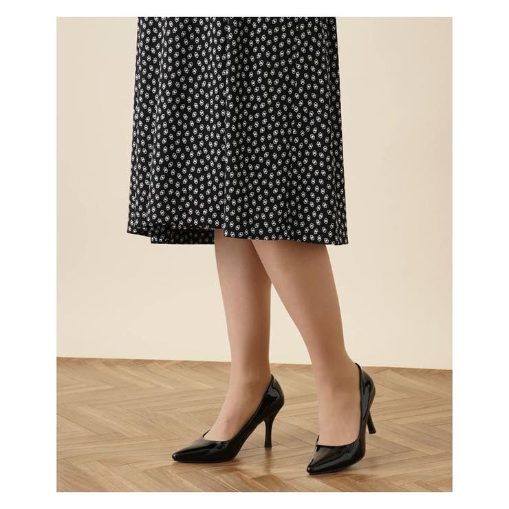 小紋柄フレアワンピース | Leilian PLUS HOUSE | 詳細画像11