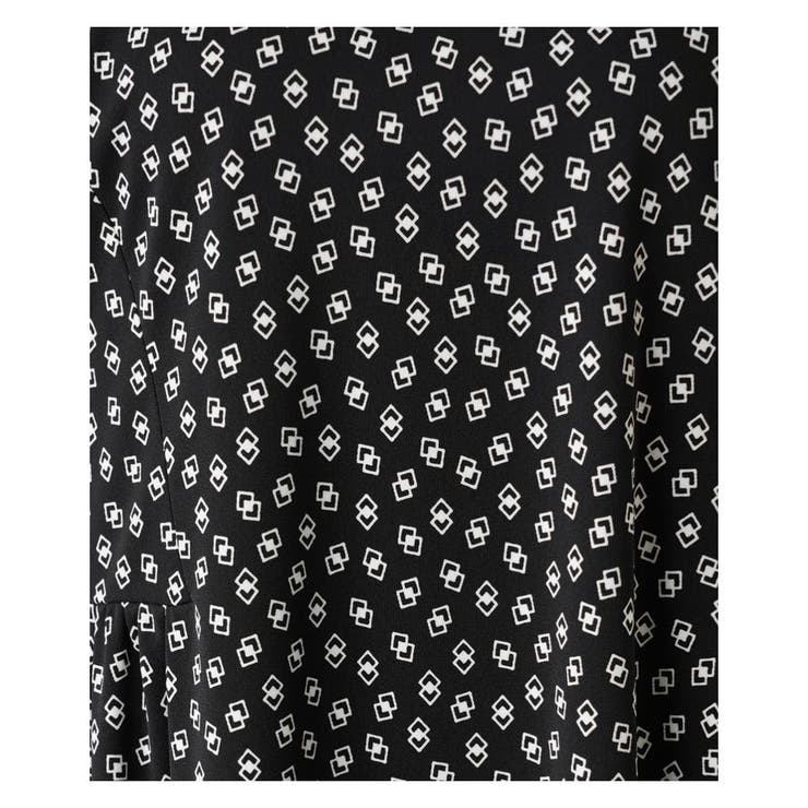 小紋柄フレアワンピース | Leilian PLUS HOUSE | 詳細画像12