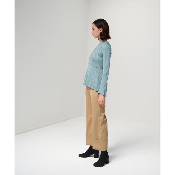 ブライトリブニットビスチェ[品番：LAVW0013585]｜LANVIN en Bleu 