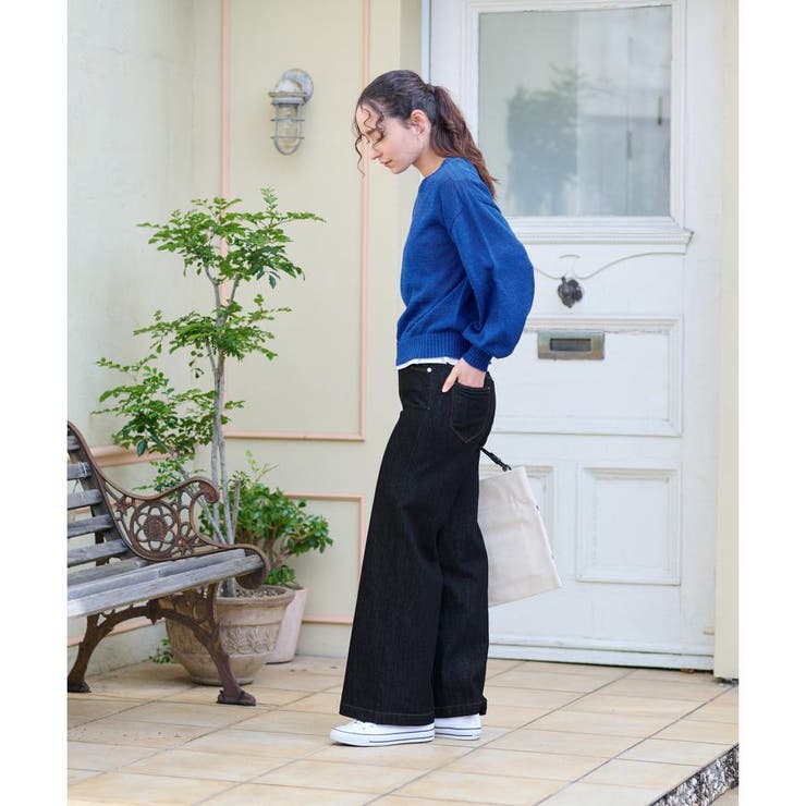 洗える シャリ感のあるカラーニット | CARA O CRUZ | 詳細画像15 