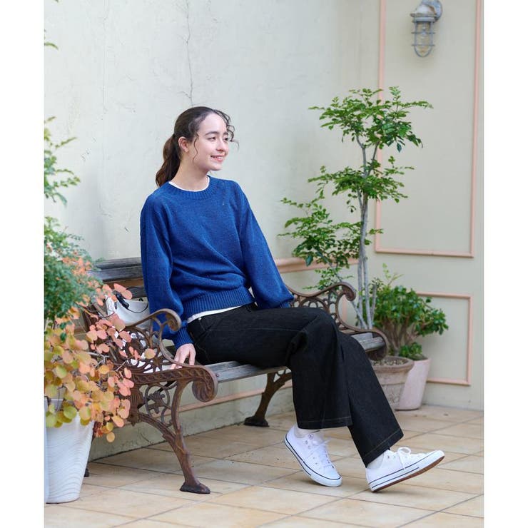 洗える シャリ感のあるカラーニット | CARA O CRUZ | 詳細画像18 