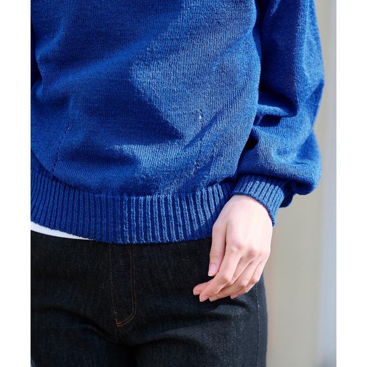 洗える シャリ感のあるカラーニット | CARA O CRUZ | 詳細画像22 