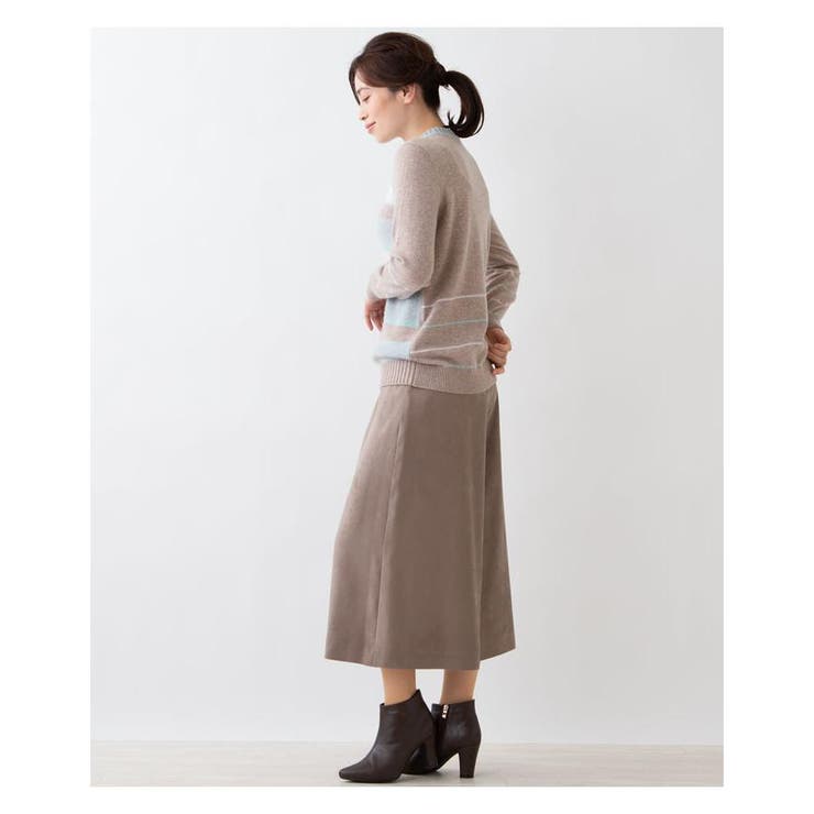 カシミヤボーダーニット | Leilian | 詳細画像7