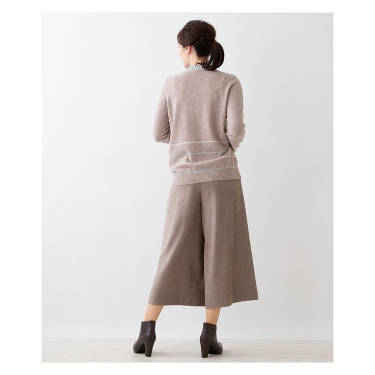 カシミヤボーダーニット | Leilian | 詳細画像11